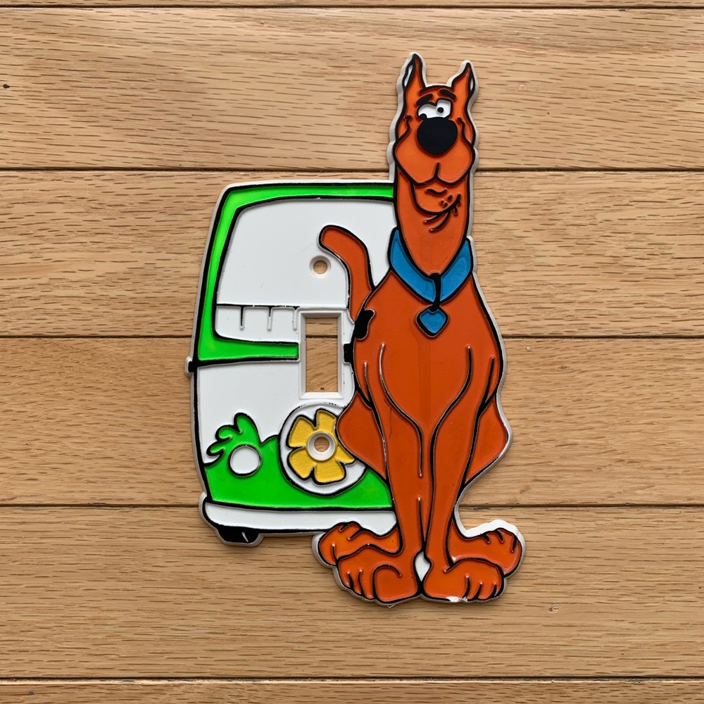Vintage 1972 Scooby Doo light switch cover